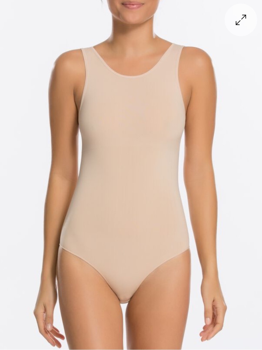 SPANX Base Beige Seamless Tank Bodysuit